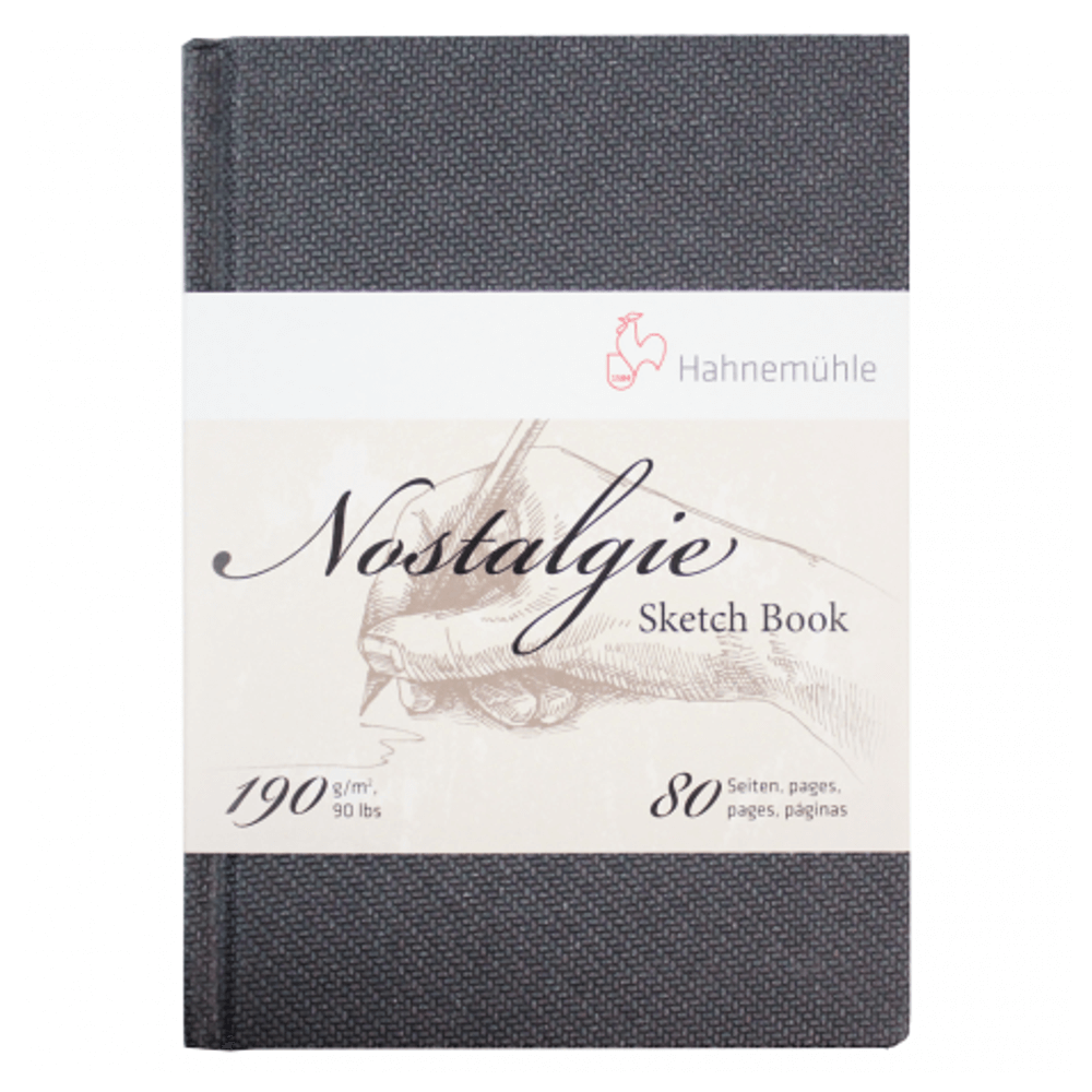 Bloco Papel Sketchbook Nostalgie Hahnemühle A4 Retrato